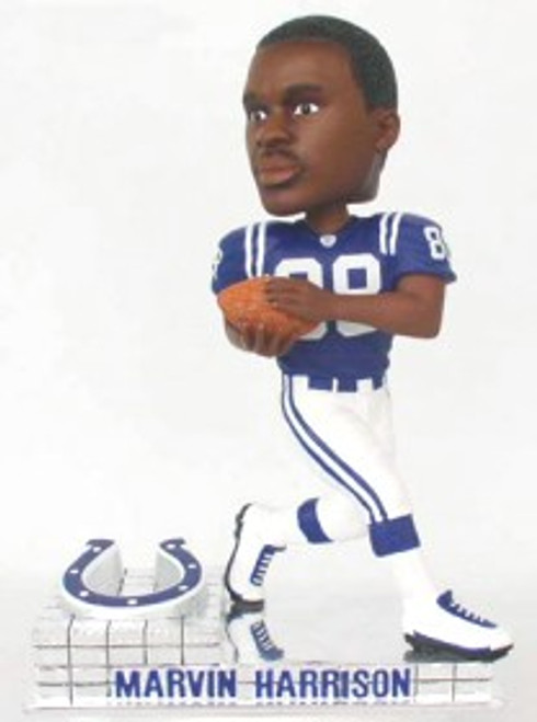 MARVIN HARRISON Indianapolis Colts SUPER BOWL XLI Ring Base Bobblehead NIB!