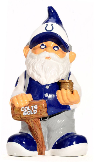 Collect all of your loose change in this one of a kind, officially sports licensed, NFL Gnome Bank. The Forever Collectibles Gnome Bank is 10 inches high is available in your favorite professional and college sports teams. Made by Forever Collectibles.