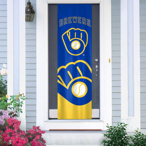 Dress up your home! This door banner is a great way to show your team pride on any standard size interior or exterior door! The adjustable design allows it to fit any door up to 84 inches tall. Installs and removes in seconds. The fabric is machine washable and UV resistant for use season after season. Made By Team Promark