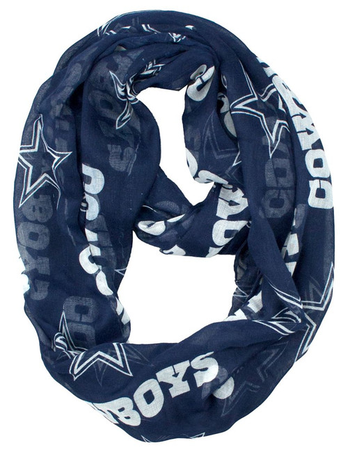 Made from a sheer fabric and printed with your favorite team's logo. This lightweight scarf can be worn in multiple fashion-friendly ways. Made By Little Earth