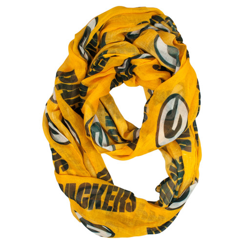 Made from a sheer fabric and printed with your favorite team's logo. This lightweight scarf can be worn in multiple fashion-friendly ways. Made By Little Earth