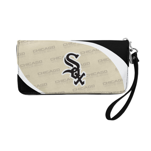 Printed in bright team color graphics the curve zip organizer wallet is sure to make a statement! Includes a 5.75-Inch detachable wristlet strap, the organizer can be used as a wristlet or a wallet. The zippered accordion opening offers plenty of room for your valuables and features two compartments, eight credit card slots and a zippered change pouch. Measures 8x4x1 inches. The outer shell is made from 100% polyurethane, inner is 100% nylon. Made by Little Earth.