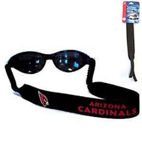 Straps are adorned in team logos and colors. Sunglasses hang from the 16" strap with flexible tube openings to fit snuggly over thin to wide styles. Made By Siskiyou
