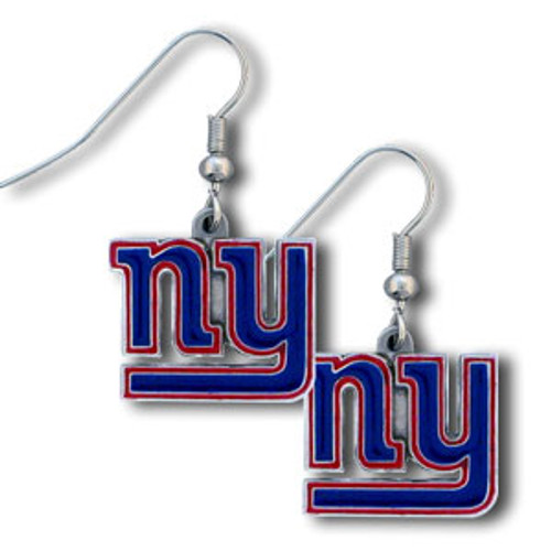 These dangle earrings are fully cast with exceptional detail and a hand enameled finish. The earrings have hypoallergenic fishhook posts. A great way to show off your NFL team spirit!. Made By Siskiyou