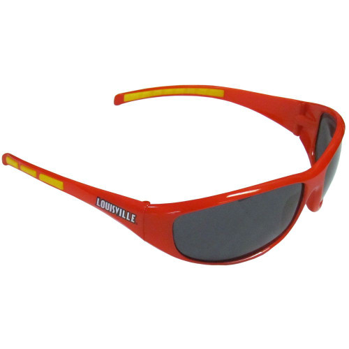 Protect your eyes while showing your team spirit with these great team sunglasses! The sunglasses are made of plastic, and features the screen printed team logo on both sides of the arms. The sunglass arms also feature rubber team colored accents. These sunglasses block UVA and UVB rays with UV 400 protection. Made By Siskiyou