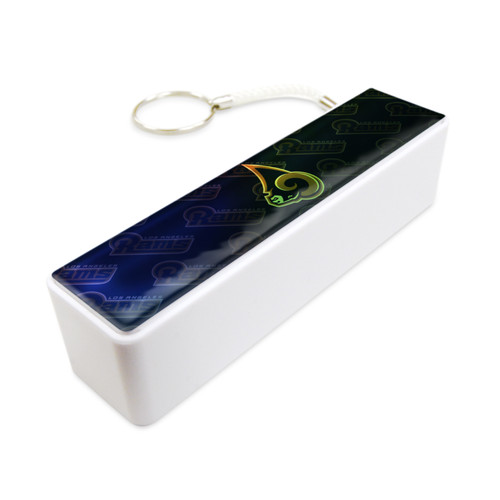 Get the perfect Los Angeles Rams accessory with this 1600 mAh power bar! This convenient lithium ion battery will keep your electronics charged while you're out on the town. It also features bold Los Angeles Rams graphics, making this item truly unique!  Made by Mizco.