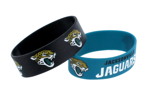 Show off your team spirit with this two pack of wide bracelets. Featuring team colors and logos, everyone will know where your loyalties lie while wearing these bracelets.Officially Licensed.  Made by Aminco.