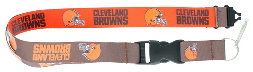 Reversible sides in contrasting team colors. Officially licensed team logo. Made of durable nylon. Measuring approximately 24" long. Features a detachable key-ring and clip. Made by Aminco.
