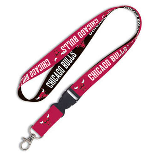 Reversible sides in contrasting team colors. Officially licensed team logo. Made of durable nylon. Measuring approximately 24" long. Features a detachable key-ring and clip. Made by Aminco.