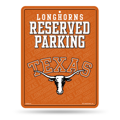 This parking sign has beautiful graphics using a 4 color process on embossed metal. It has a pre-drilled hole for easy hanging. The sign is approximately 8.5"x11" in size. The perfect gift for your favorite sports fan. Made By Rico Industries.