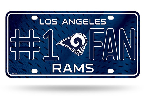 Show off your team spirit with this aluminum license plate! They are 1/16" thick and 6"x12" in size. These are great for the car, or even to display at home or the office. They feature bright, vibrant colors that will catch anyone's eye!. Made By Rico Industries.