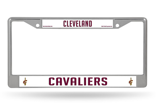 Show everyone who you root for with this chrome license plate frame! Features your favorite team's name and logo, and has pre-drilled holes for easy mounting. The chrome frame is very durable and will last for a long time! They are also a great gift for a fan. Made by Rico.