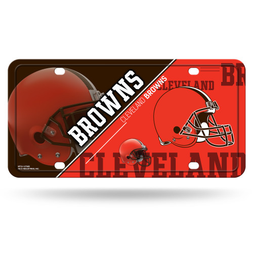 Cleveland Browns License Plate - Sports Fan Shop