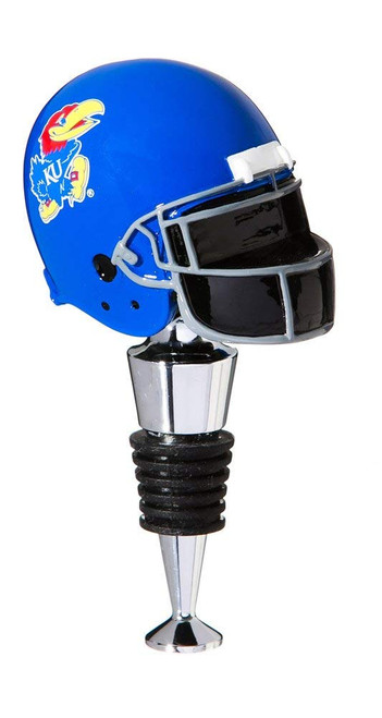 This handpainted polystone wine stopper is a great gift for the wine lover in your life. The stopper is in the shape of a football helmet, with nickel plated brass and rubber rings. It comes packaged in a color gift box. Made By Evergreen Enterprises This handpainted polystone wine stopper is a great gift for the wine lover in your life. The stopper is in the shape of a football helmet, with nickel plated brass and rubber rings. It comes packaged in a color gift box. Made By Evergreen Enterprises
