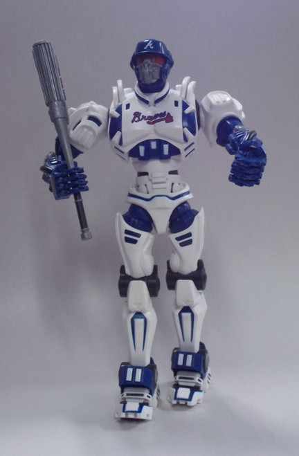 The era of Cleatus the FOX Sports Robot has begun! No mere action figure, the FOX Sports Robot is your official in-home mascot! Each 10" posable robot is made of extra-sturdy PVC plastic and features the highest attention to detail. With fully articulating joints, Cleatus can be posed in almost any defensive or offensive position, tackling the opposition or celebrating a field goal. A must-have for every fan, these Robots are the perfect way to let everyone know who you root for! Show your team pride from your desk at work, next to the big screen at home, or as part of your team collection. Made By FanFave.