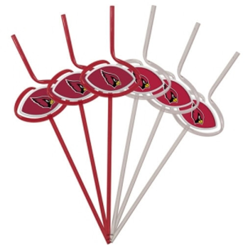 Drink in the game with these team sip straws! Each straw features your favorite teams colors and logo. Each pack includes 6 straws; 3 clear and 3 team colored. BPA free. Made By Pangea Brands