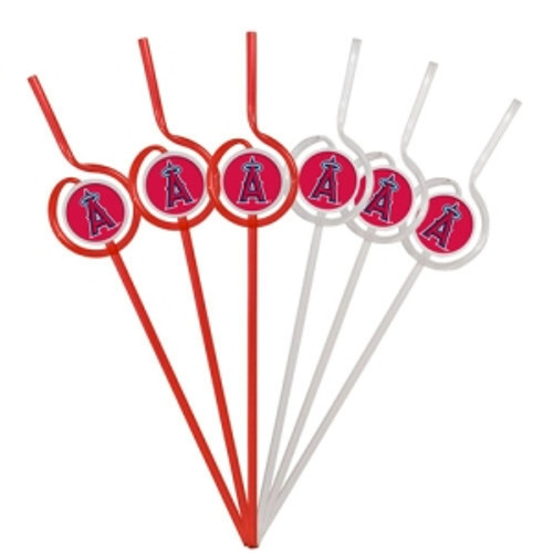 Drink in the game with these team sip straws! Each straw features your favorite teams colors and logo. Each pack includes 6 straws; 3 clear and 3 team colored. BPA free. Made By Pangea Brands