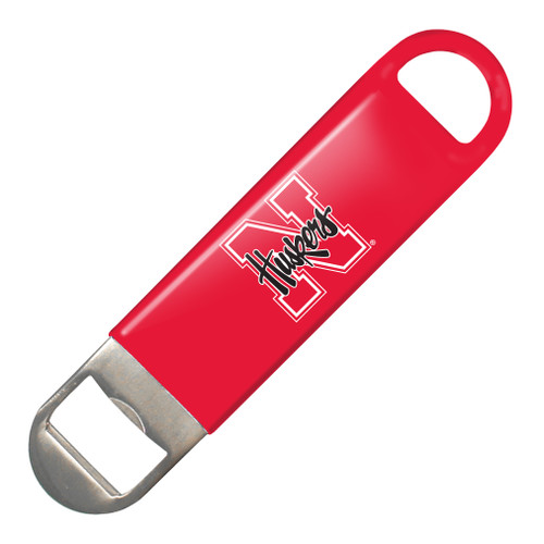 Open a bottle of team pride with this 7 inch vinyl-covered metal opener.  Made by Boelter Brands. Made By Boelter Brands