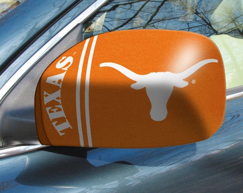 The greatest game day and tailgating accessory for the season! These stylish Mirror Covers come in 2 sizes to fit easily over side mirrors. Washable, elastic construction ensures a tight fit. 6"x9" in size. Made By Fanmats