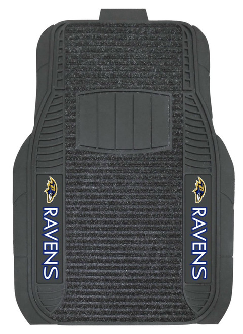 Protect your vehicles flooring while showing your team pride with car mats by FANMATS. The Vinyl and Dual Ribbed Charcoal Carpet construction with non-skid backing ensures a rugged and safe product. The universal fit makes it ideal for cars, trucks, SUVs, and RVs. The officially licensed design in true team colors is permanently molded for longevity. Approximately 20 inches x 27 inches in size and made from 100% recycled material. Made By Fanmats.