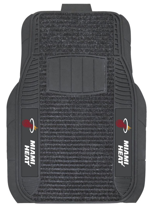 Protect your vehicles flooring while showing your team pride with car mats by FANMATS. The Vinyl and Dual Ribbed Charcoal Carpet construction with non-skid backing ensures a rugged and safe product. The universal fit makes it ideal for cars, trucks, SUVs, and RVs. The officially licensed design in true team colors is permanently molded for longevity. Approximately 20 inches x 27 inches in size and made from 100% recycled material. Made By Fanmats.