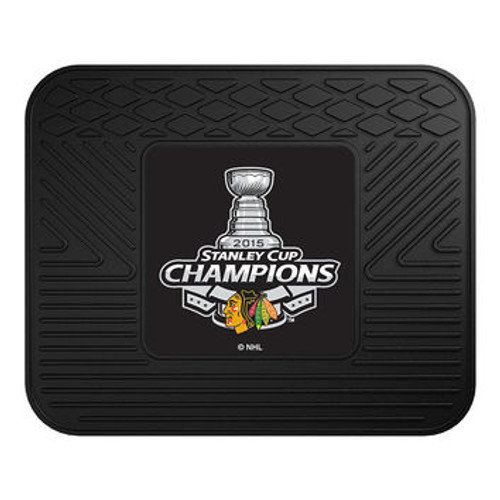 Boast your team colors with utility mats by FANMATS. High quality and durable rubber construction with your favorite team's logo permanently molded in the center.  Non-skid backing ensures a rugged and safe product.  Due to its versatile design utility mats can be used as automotive rear floor mats for cars, trucks, SUVs or workbench mats. 14" x 17".  This is a special order item. Please allow 2-3 weeks for delivery. Made By Fanmats.