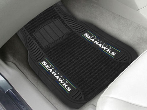 Seattle Seahawks Car Mats Deluxe Set Special Order