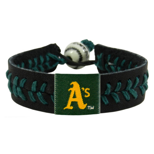 Franklin Sports MLB Oakland Athletics Team Green One Size Wristbands 1 Pair  NWT