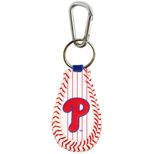 Philadelphia Phillies Keychain Classic Baseball Pinstripe CO