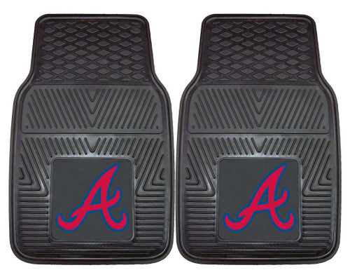 Boast your team colors with utility mats by FANMATS. High quality and durable rubber construction with your favorite team's logo permanently molded in the center.  Non-skid backing ensures a rugged and safe product.  Due to its versatile design utility mats can be used as automotive rear floor mats for cars, trucks, and SUVs, door mats, or workbench mats. Made By Fanmats