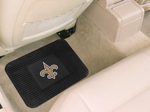New Orleans Saints Car Mat Heavy Duty Vinyl Rear Seat Special Order
