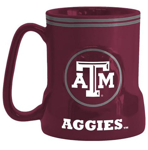 Texas A&M Aggies Coffee Mug 18oz Game Time Style