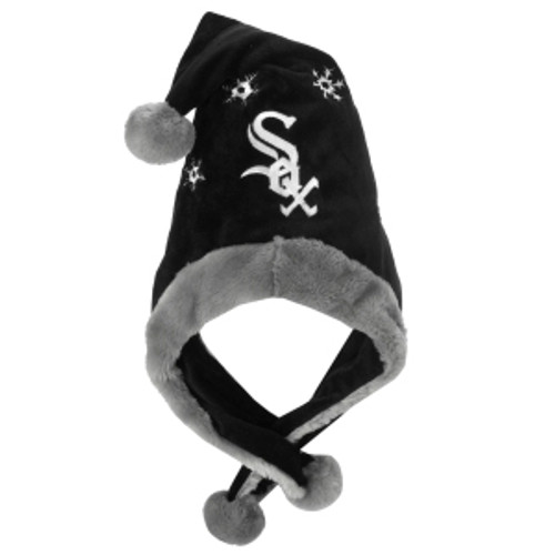 Make your fashion statement with this unique cold weather helmet style dangle hat! Features your teams colors and logos. Officially licensed and made of 100% polyester material. One size fits all.