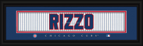 Chicago Cubs Print 8x24 Signature Style Anthony Rizzo Special Order