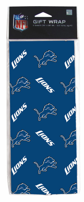 Detroit Lions Gift Wrap Special Order