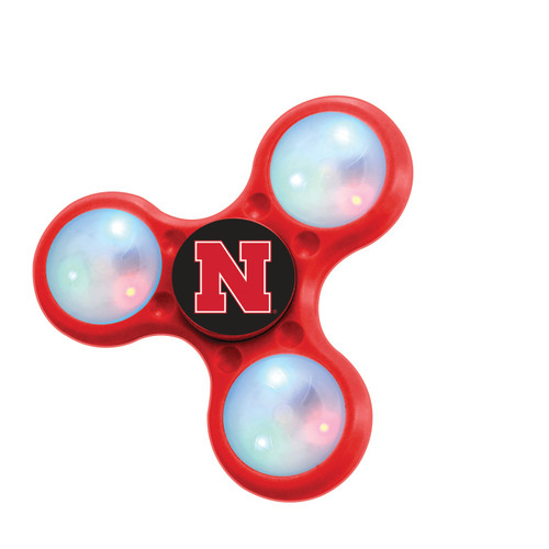 Nebraska Cornhuskers Spinners 3 Prong LED Style Special Order CO