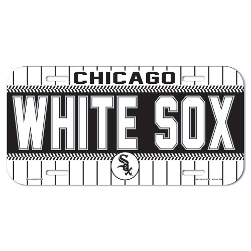 Chicago White Sox License Plate Plastic Special Order