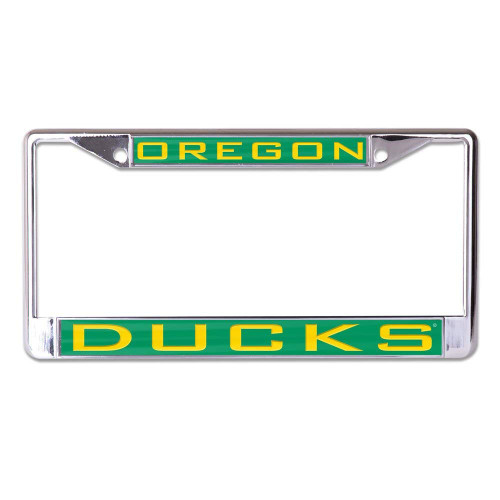 Oregon Ducks License Plate Frame Inlaid Style Special Order