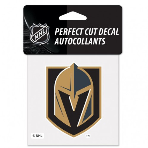 Vegas Golden Knights Decal 4x4 Perfect Cut Color Special Order