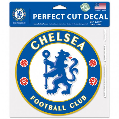 Chelsea Football Club Decal 8x8 Perfect Cut Color