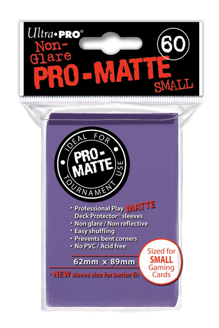 Deck Protectors - Pro Matte - Small Size - Purple (One Pack of 60)