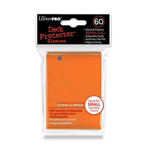 Deck Protectors - Small Size - Orange (One Pack of 60)