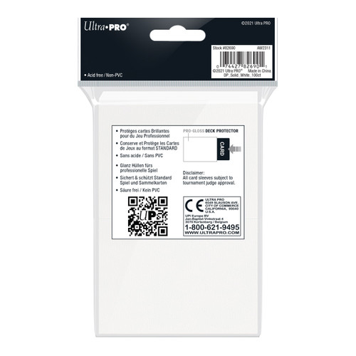 Deck Protectors - White (100 per pack) Deck Protectors - White (100 per pack)