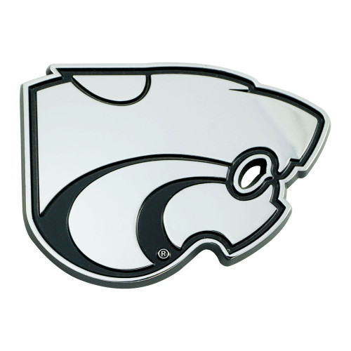 Kansas State Wildcats Auto Emblem Premium Metal Chrome