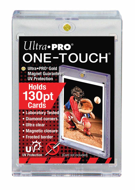One Touch Thick UV Card Holder With Magnet - 130pt