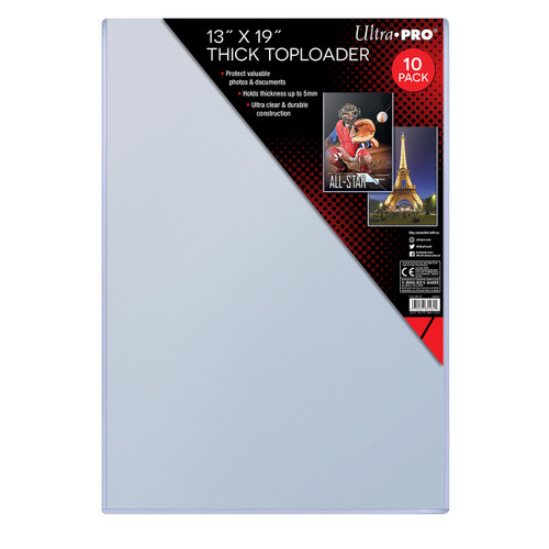 Toploader - 13x19 - Thick - 10pk Toploader - 13x19 - Thick - 10pk