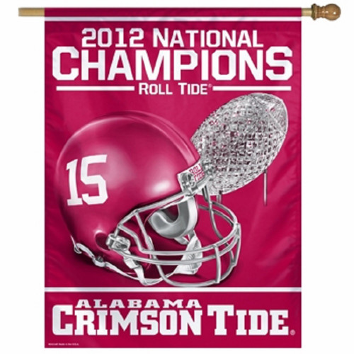 Alabama Crimson Tide Banner 27x37 Vertical 2012 National Champ Alabama Crimson Tide Banner 27x37 Vertical 2012 National Champ