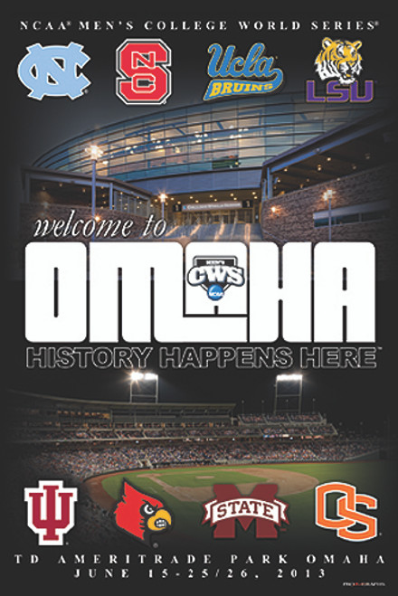 CWS POSTER-2013 WELCOME TO OMAHA-8 TEAMS CO