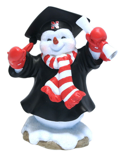 Nebraska Cornhuskers Jack Graduation Snowman - Script Logo CO