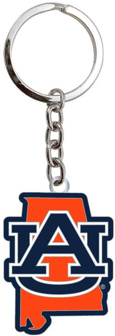 Auburn Tigers Keychain State Design Special Order